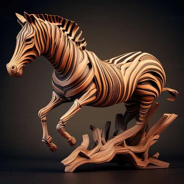 3D model Leptopelis zebra (STL)